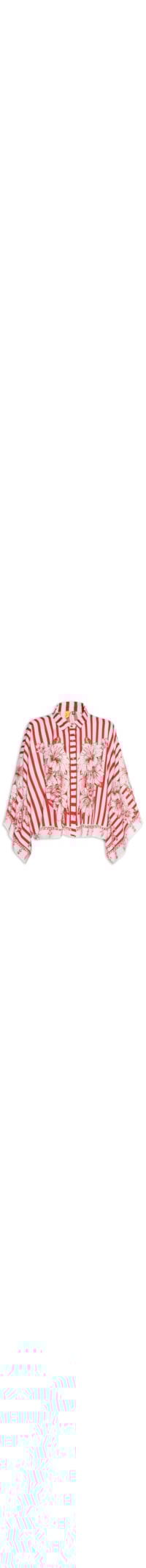 Camisa Feminina Aurora Tropical - Vermelho