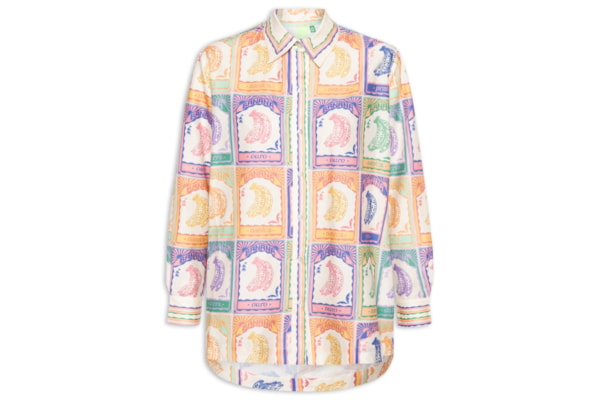 Camisa Feminina Banana Selo - Bege