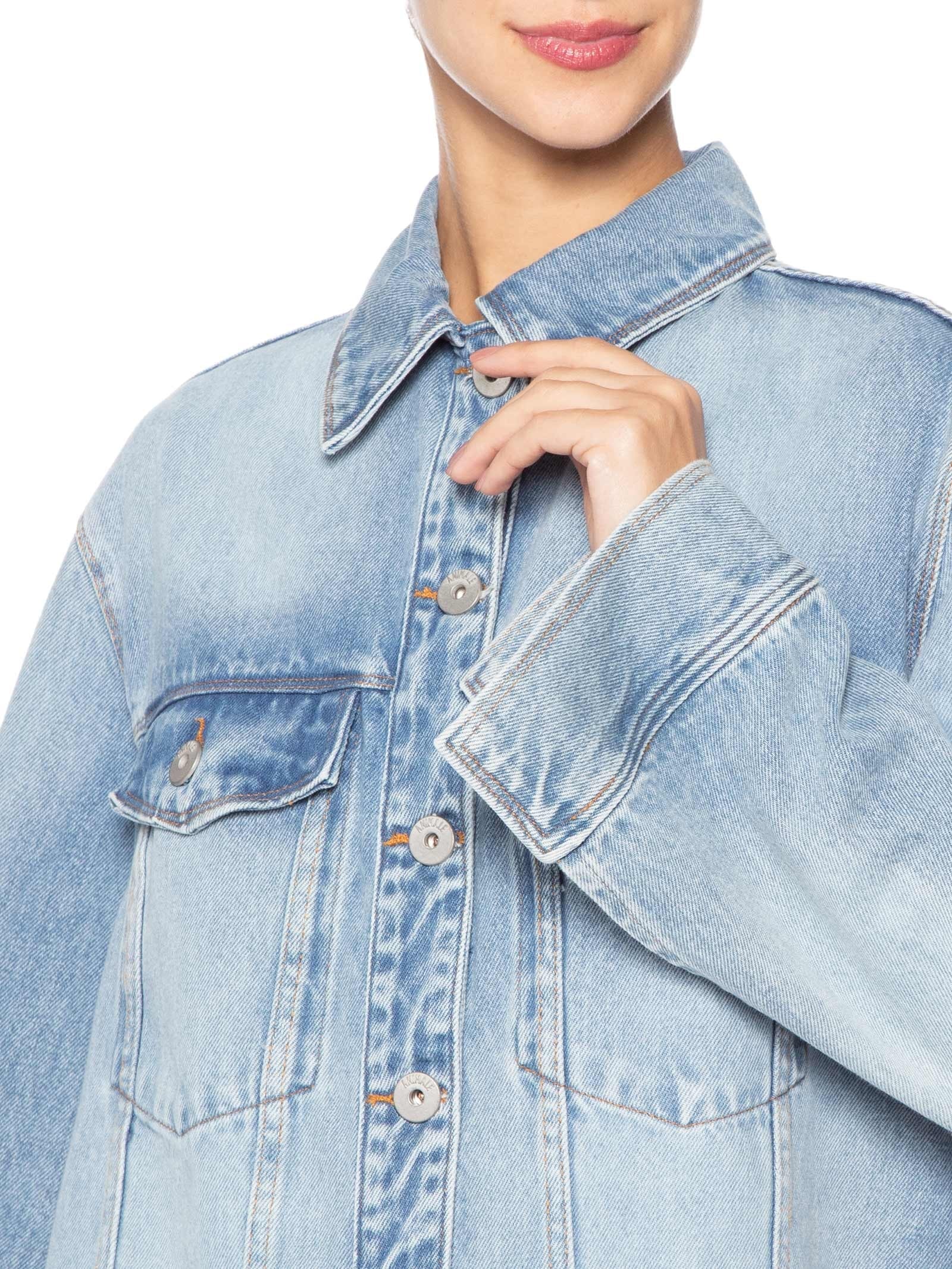 Camisa Feminina Barra A Fio Azul Animale