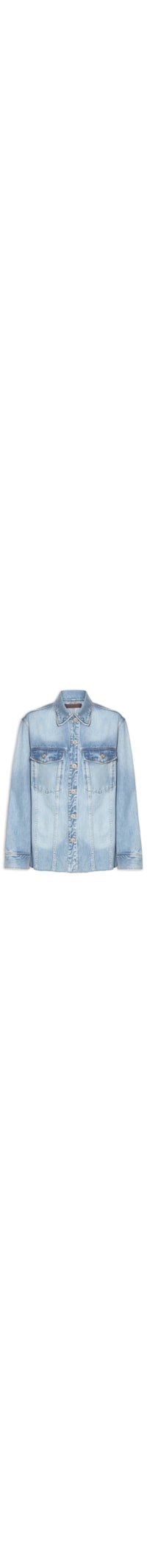 Camisa Feminina Barra A Fio - Azul