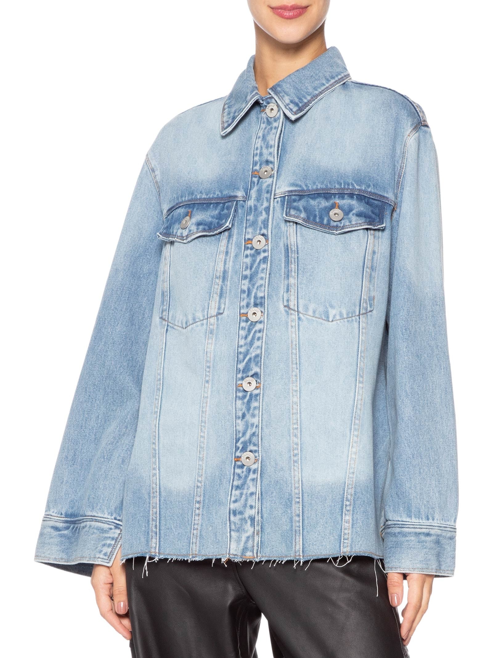 Camisa Feminina Barra A Fio Azul Animale