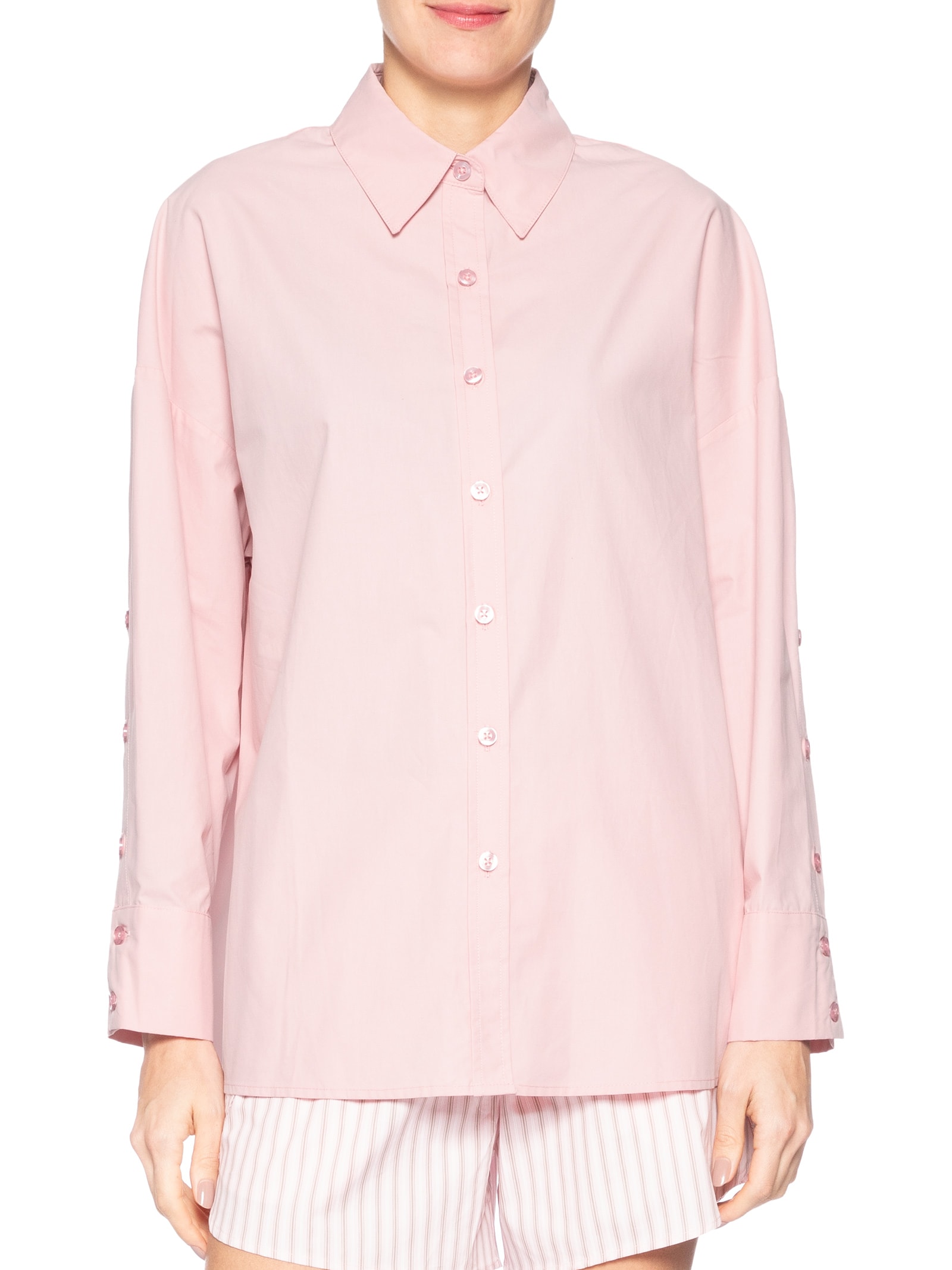 Camisa Feminina Basic Rosa Animale Jeans