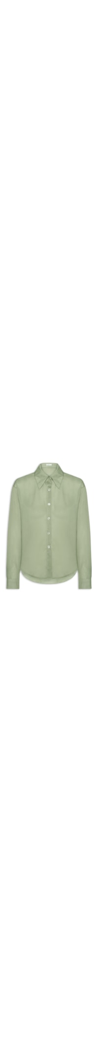 Camisa Feminina Básica Com Bolso - Verde