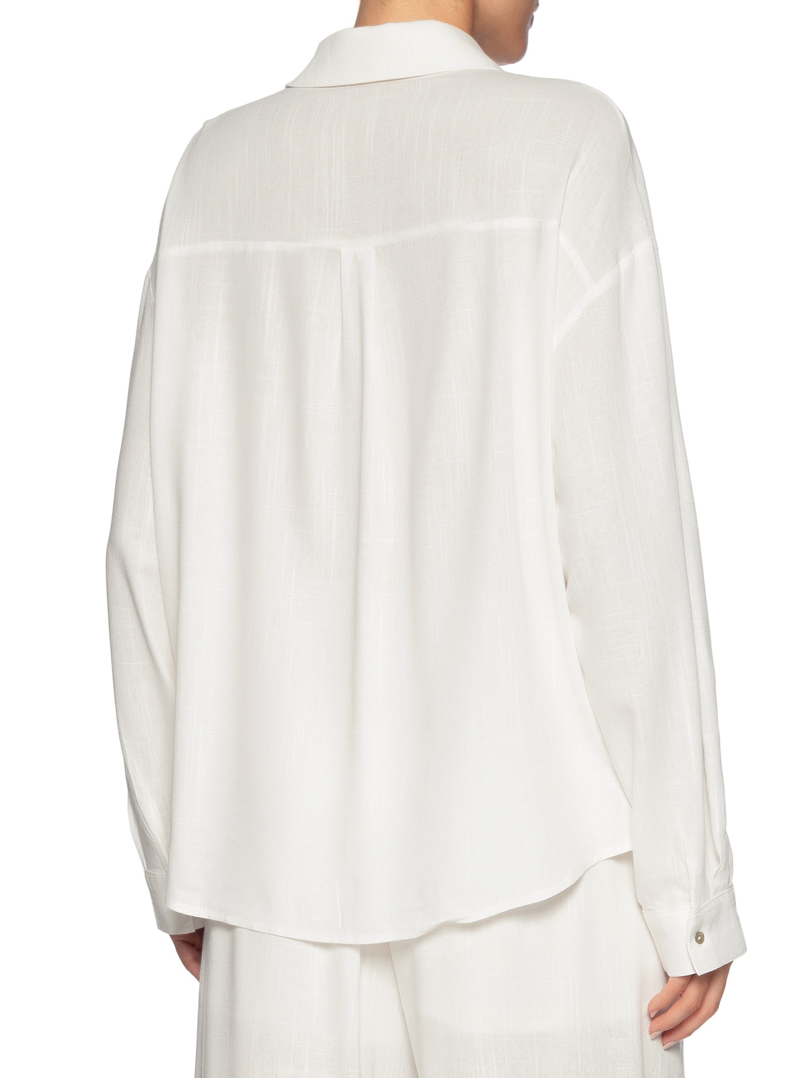 Camisa Feminina Básica – Branco Basiq