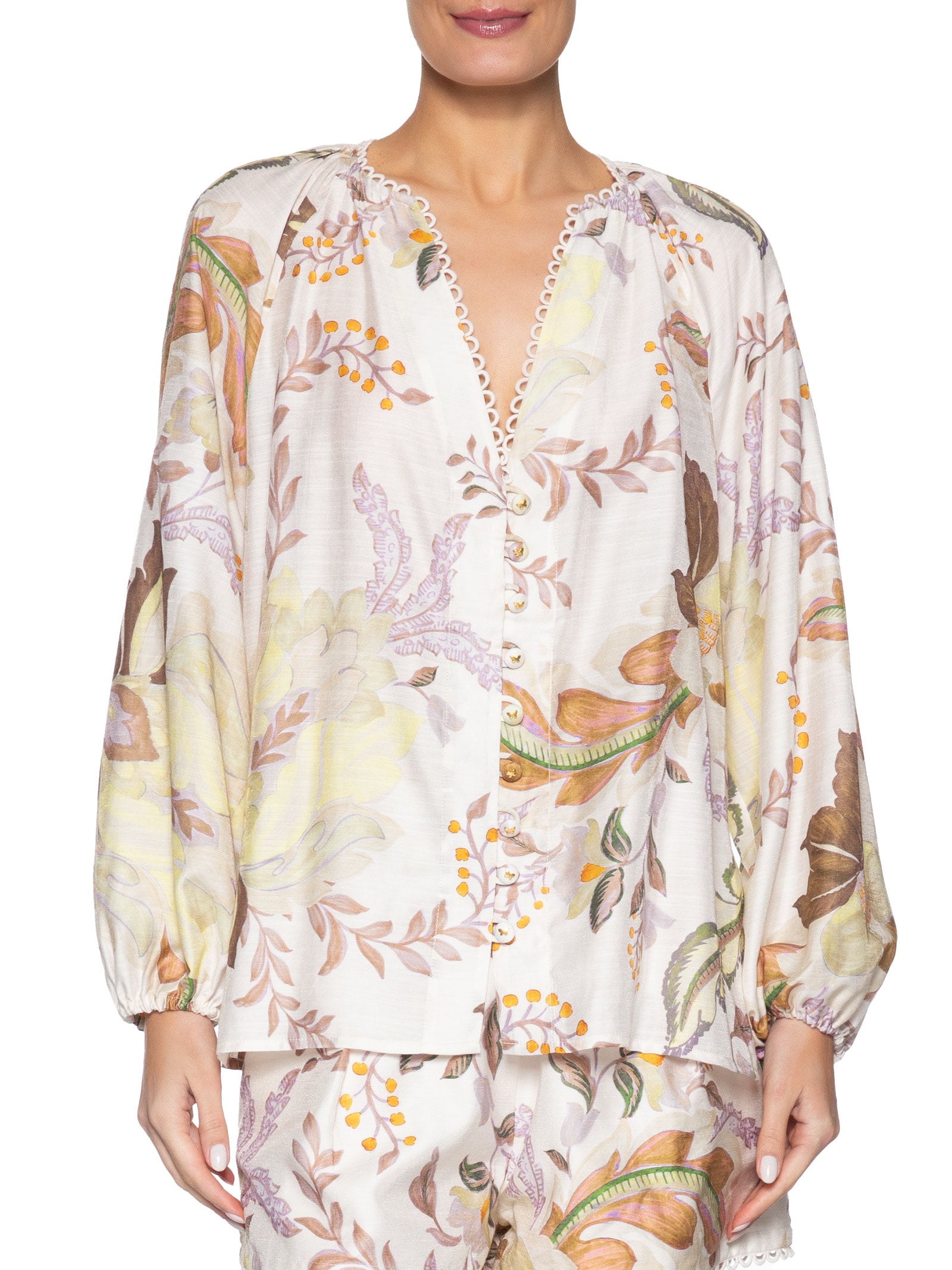 Camisa Feminina Beatrice Bege Le Lis