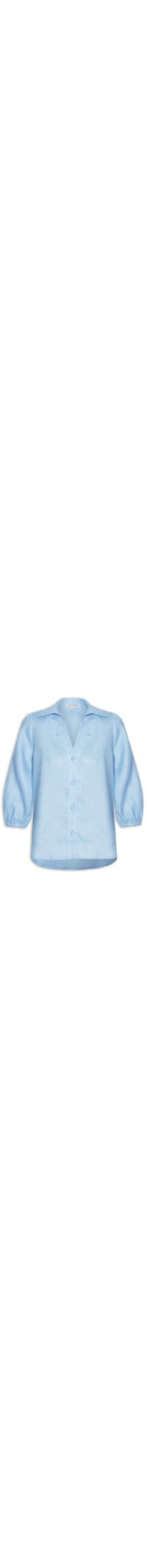 Camisa Feminina Beck V - Azul