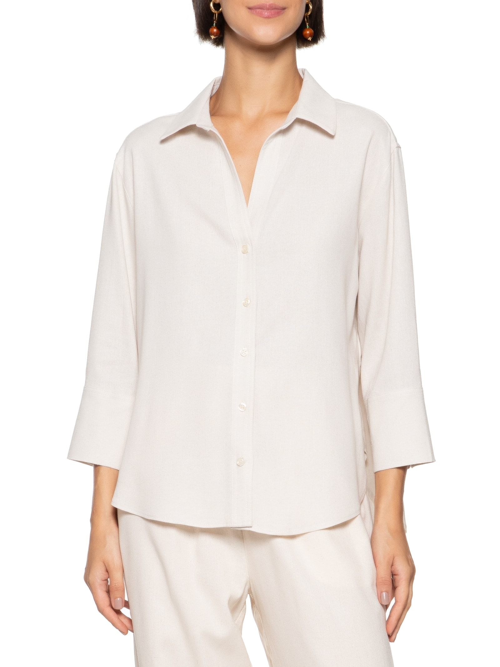 Camisa Feminina Bege Hering
