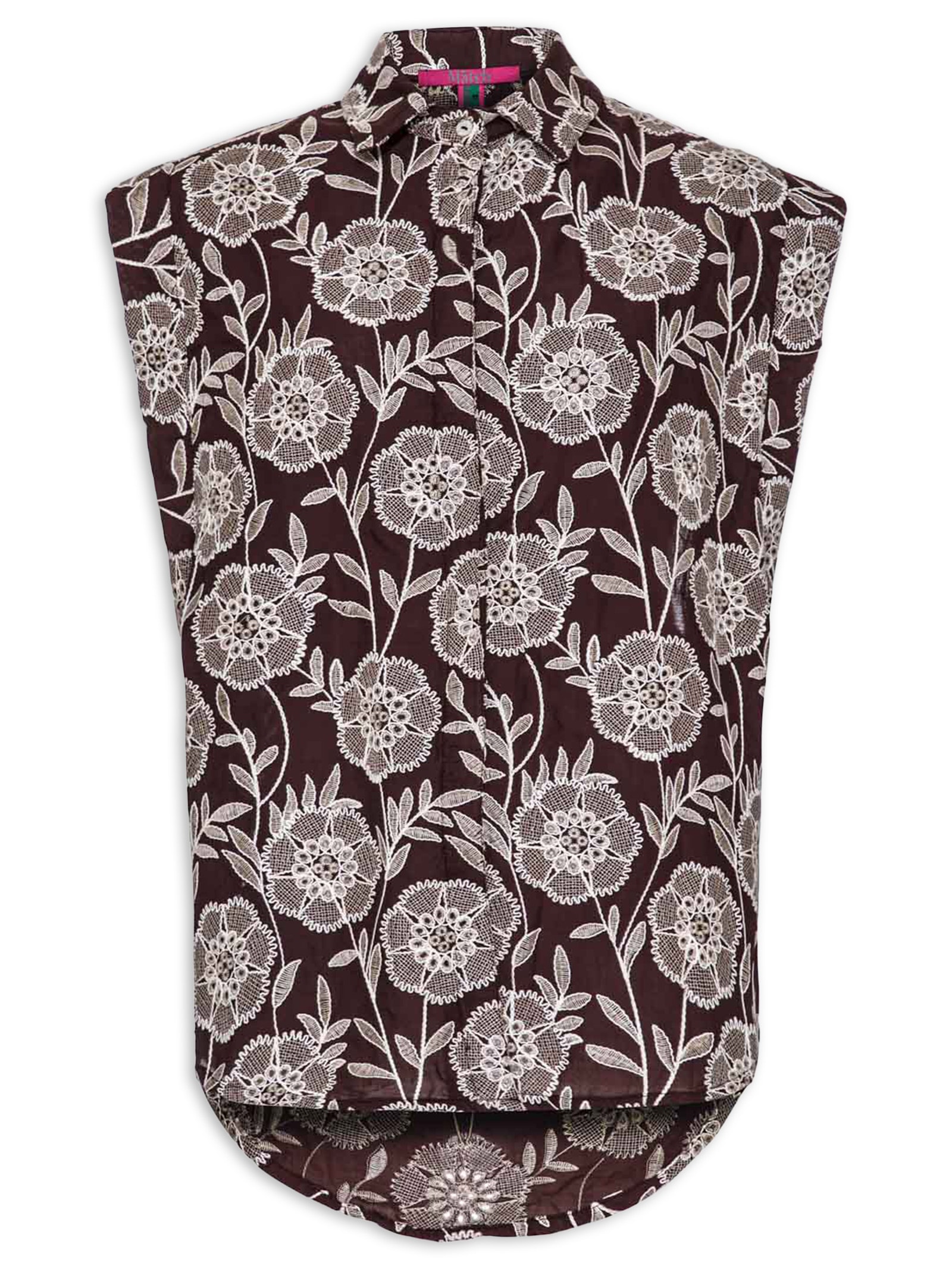 Camisa Feminina Belle V26 Marrom New Match