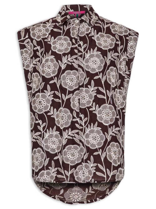 Camisa Feminina Belle V26 – Marrom