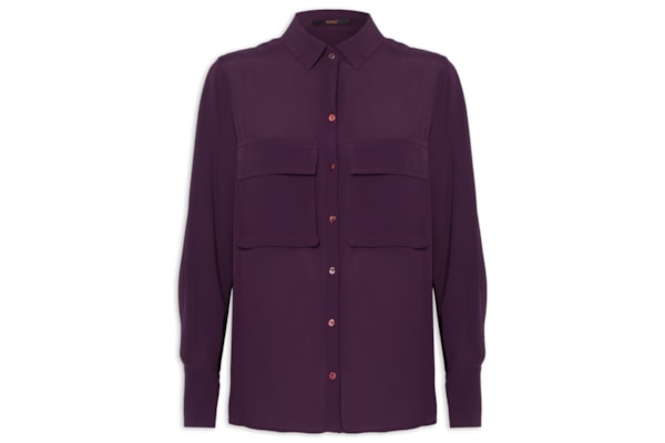 Camisa Feminina Bolsos Safra - Roxo