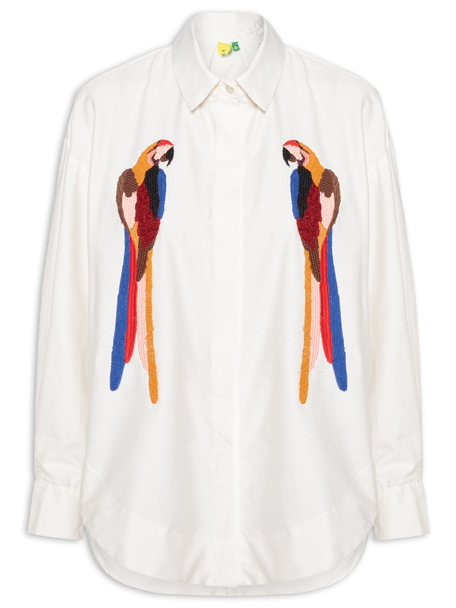 Camisa Feminina Bordada Araraquara Branco Farm
