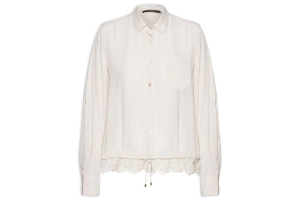 Camisa Feminina Bossa Pétala - Bege