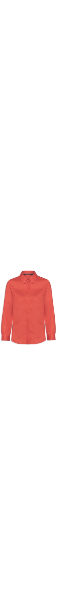 Camisa Feminina Botões Fraldada - Vermelho