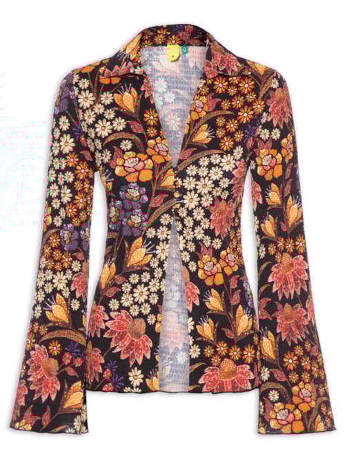 Camisa Feminina Botões Lili – Preto