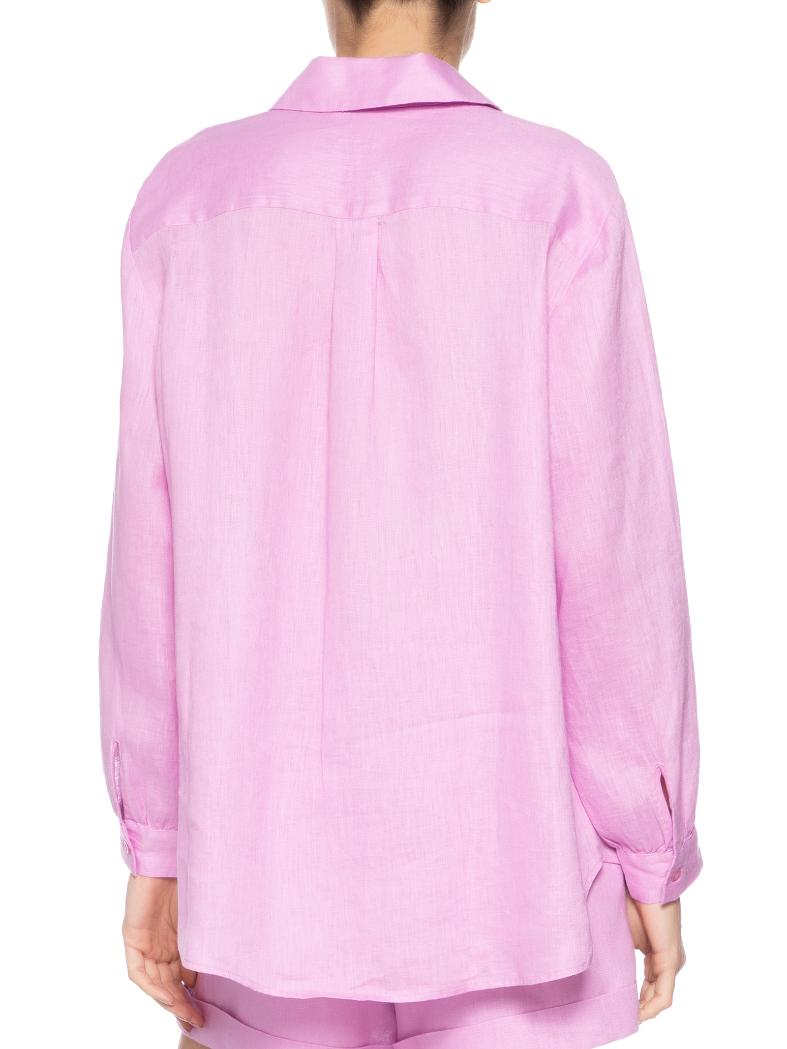 Camisa Feminina Botões Manga Longa Rosa Maria Filó