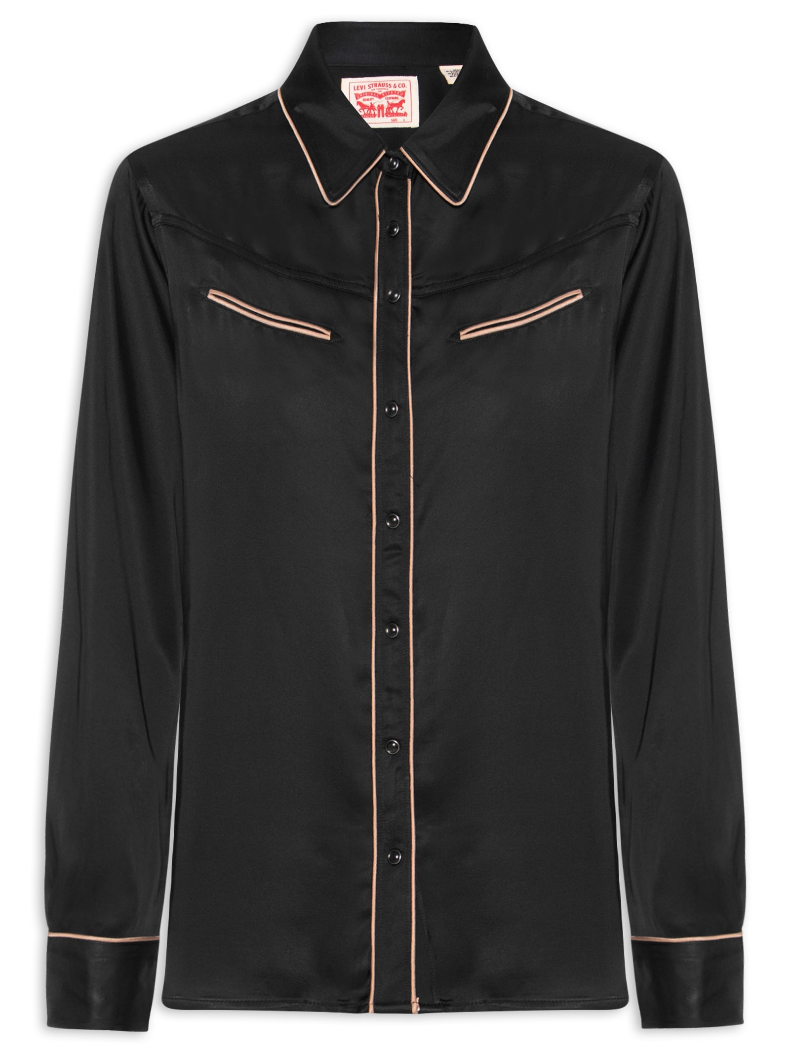 Camisa Feminina Bradie Archival Shirt Preto Levi's