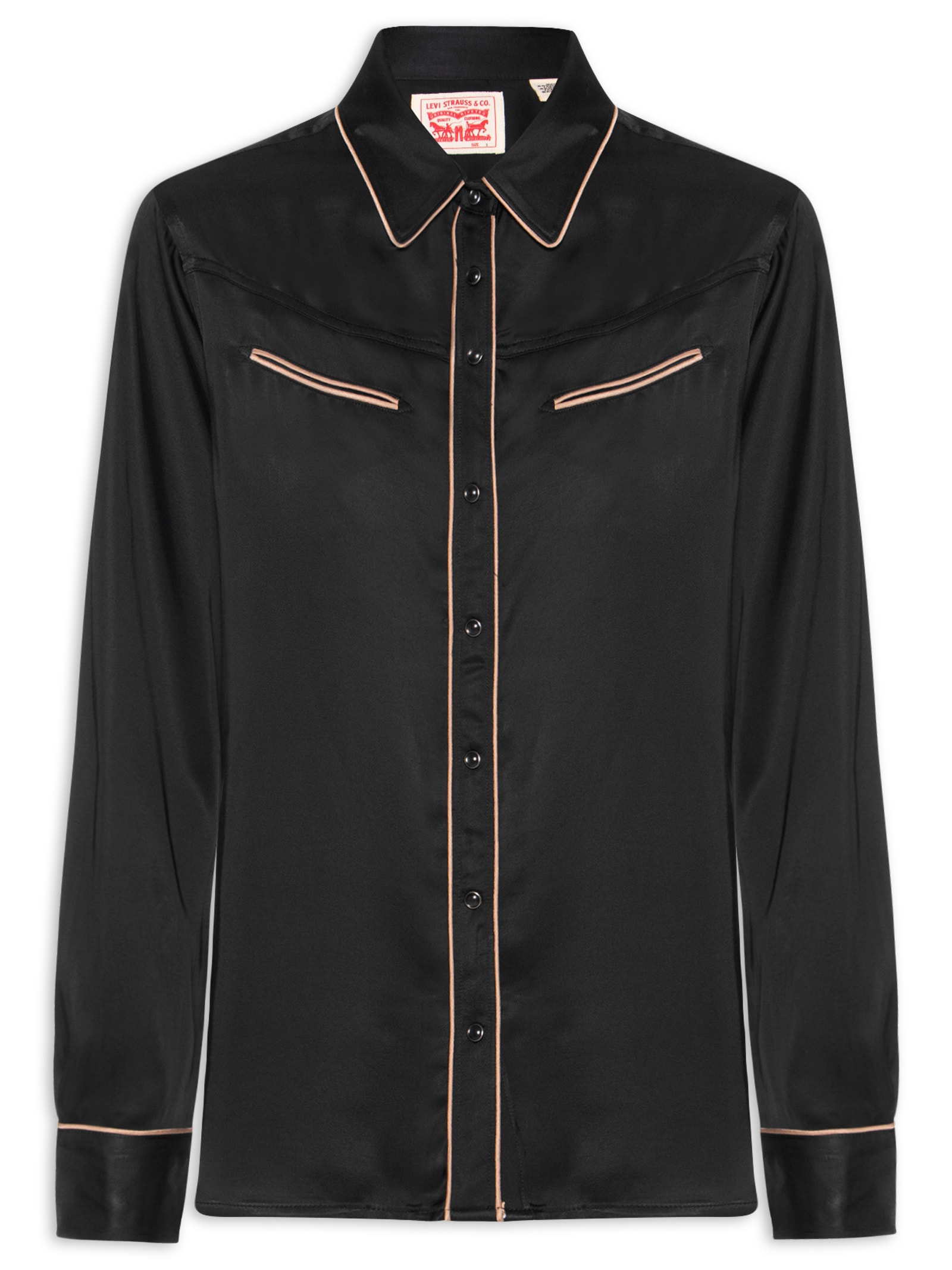 Camisa Feminina Bradie Archival Shirt Preto Levi's