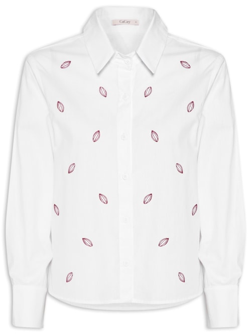 Camisa Feminina Cacao - Branco