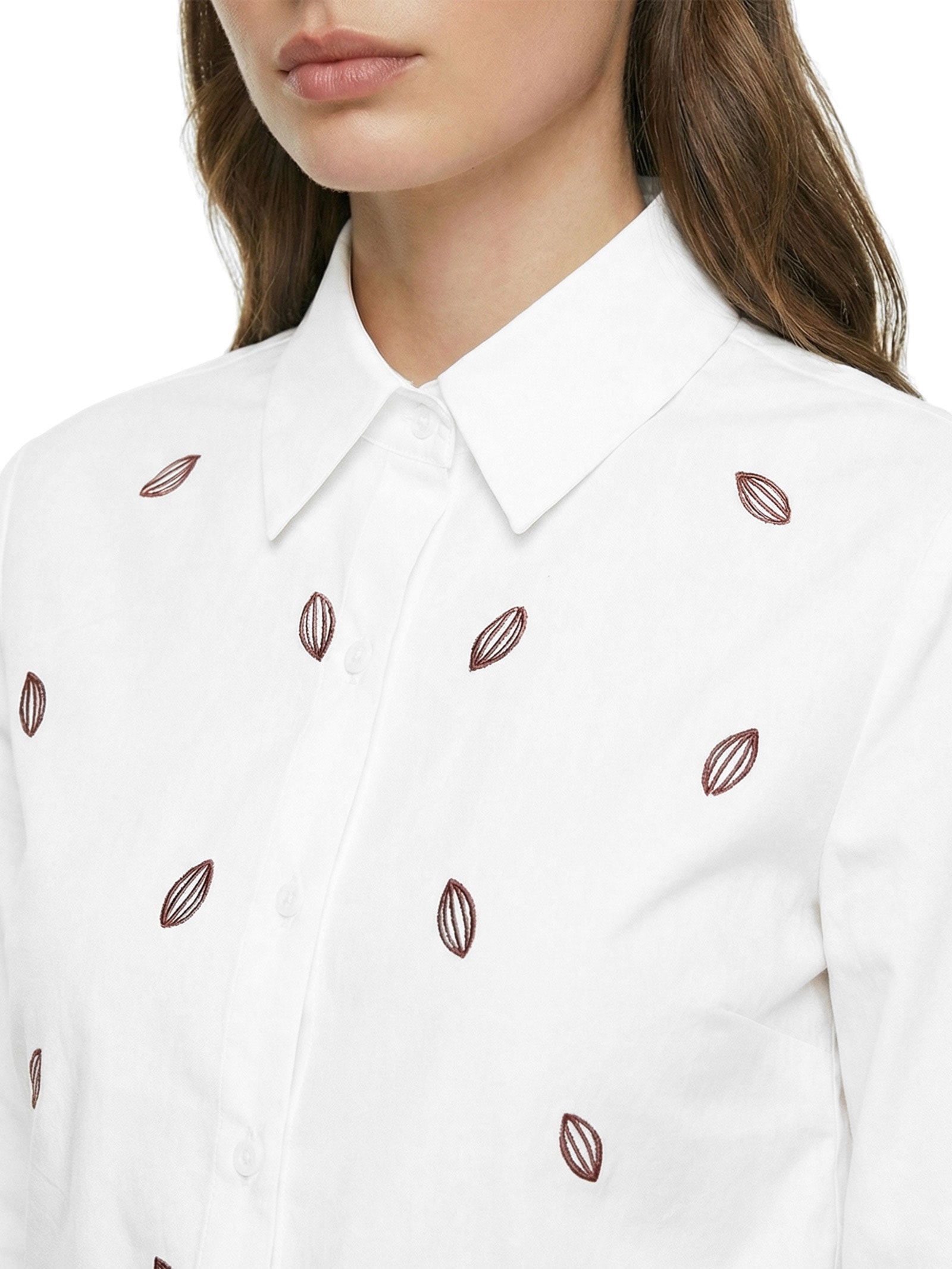 Camisa Feminina Cacao Branco Cacay