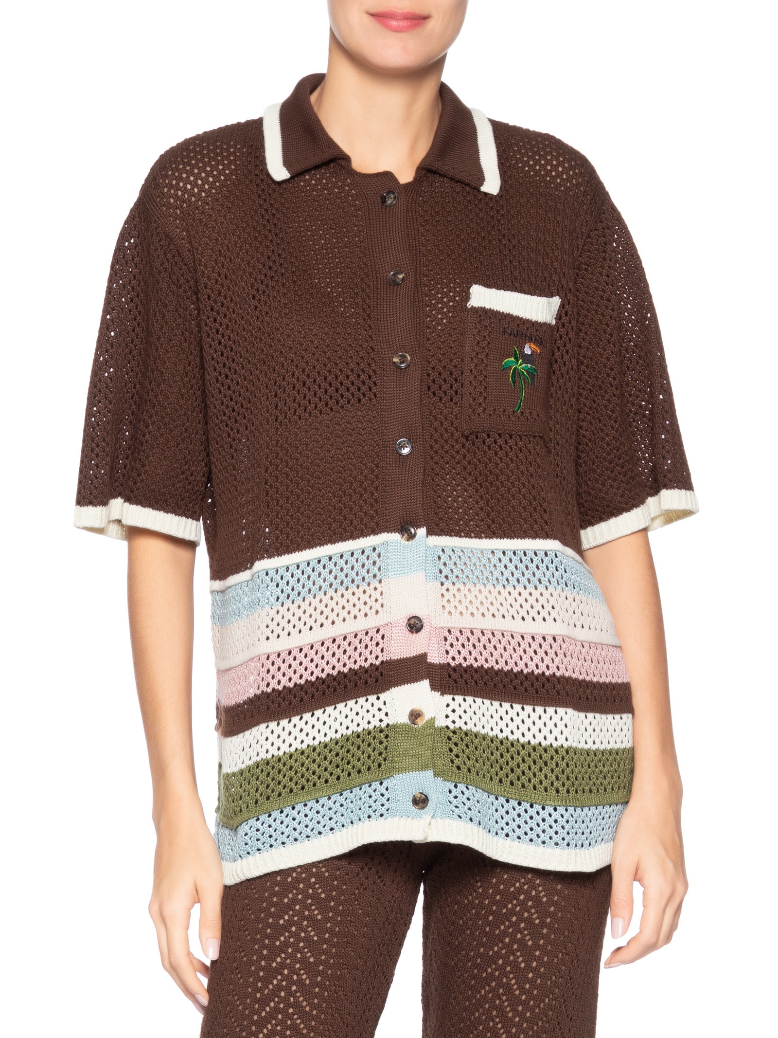 Camisa Feminina Cacau Marrom Farm