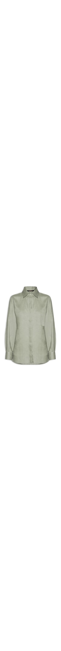 Camisa Feminina Cambraia De Linho Color - Verde