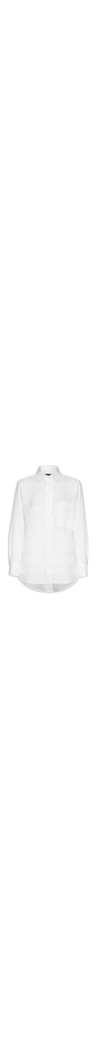 Camisa Feminina Cambraia de Linho - Off White