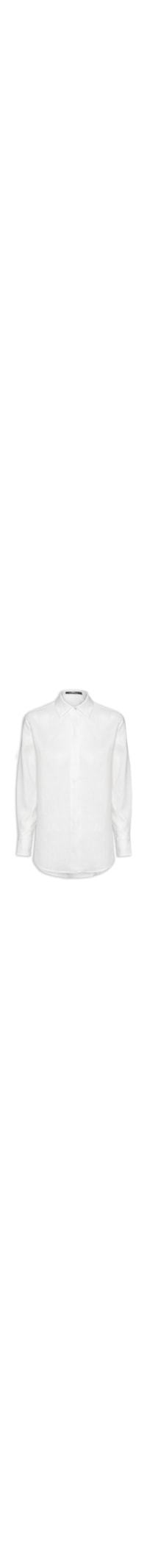 Camisa Feminina Cambraia Puro Linho - Off White