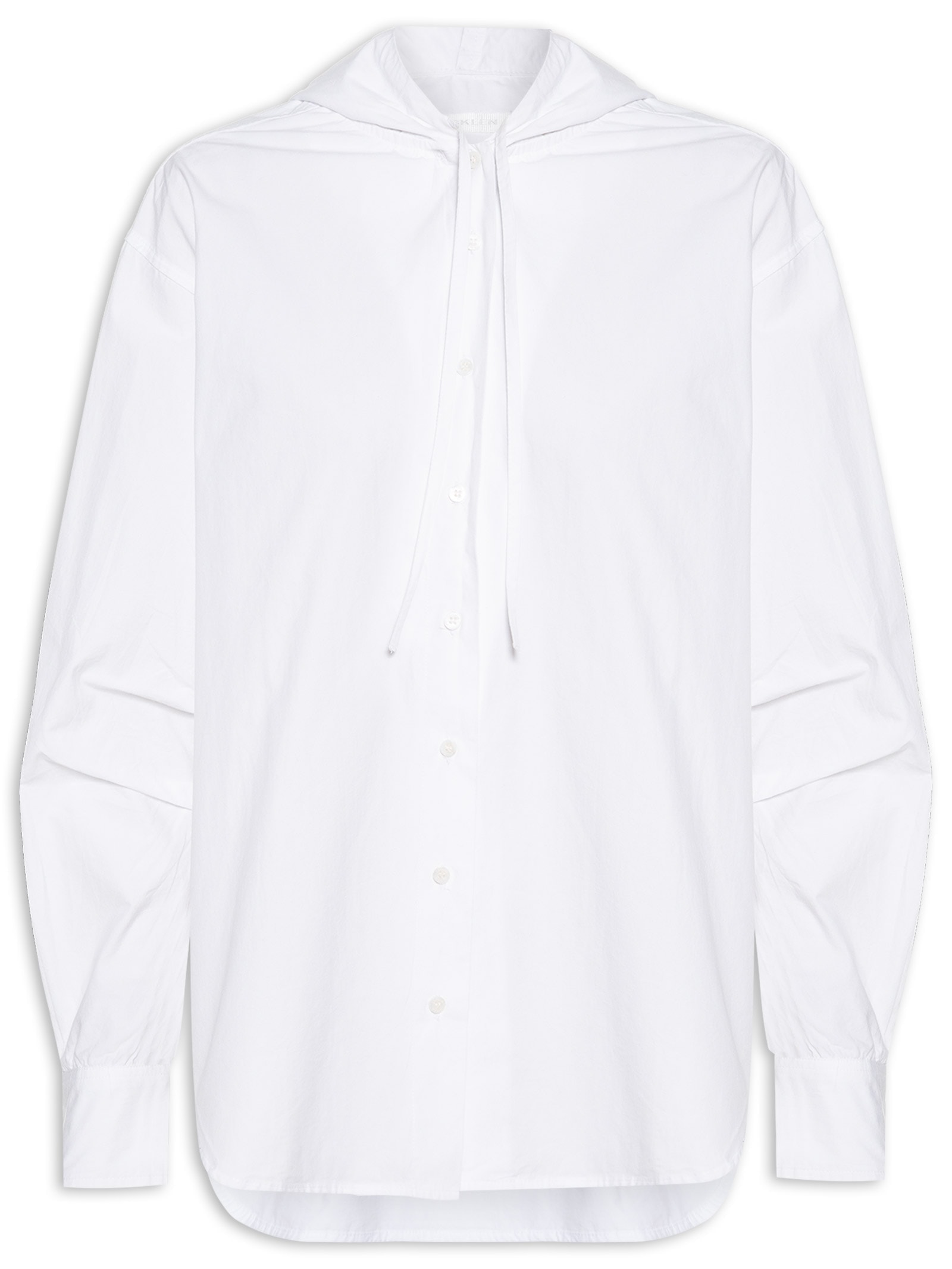 Camisa Feminina Capuz Cotton Branco Osklen