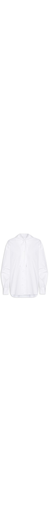 Camisa Feminina Capuz Cotton - Branco