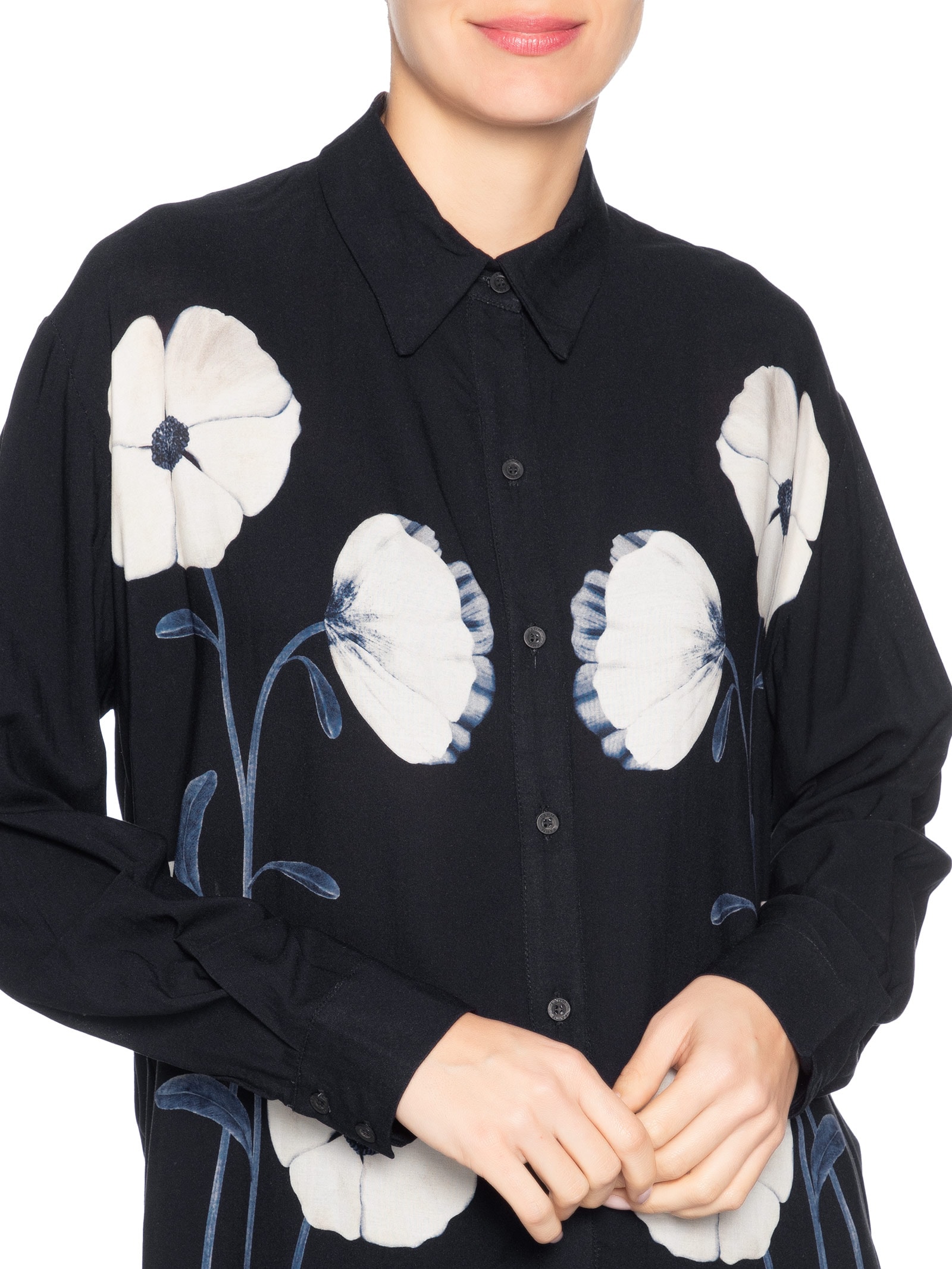 Camisa Feminina Ciana Preto Farm