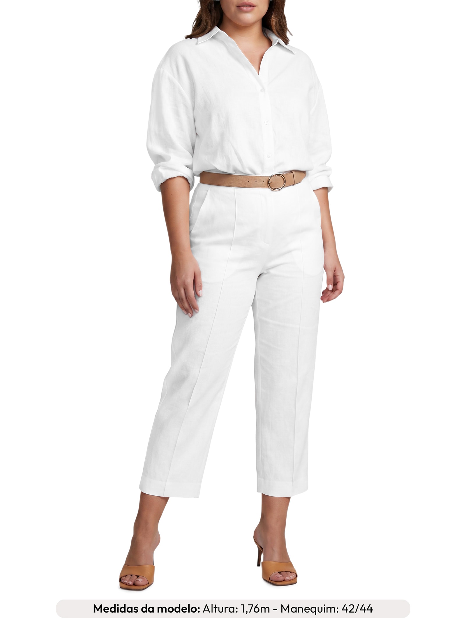 Camisa Feminina Cintia Branco Le Lis
