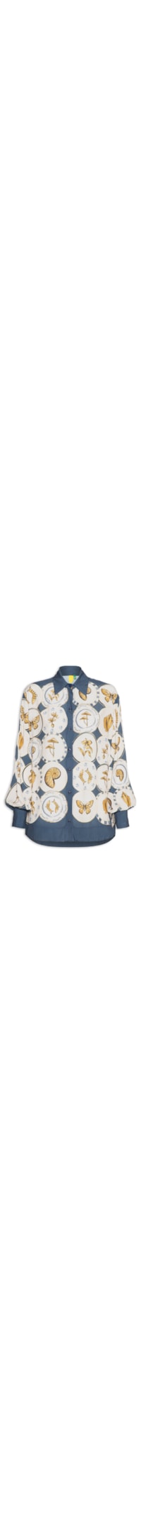Camisa Feminina Coleção - Azul
