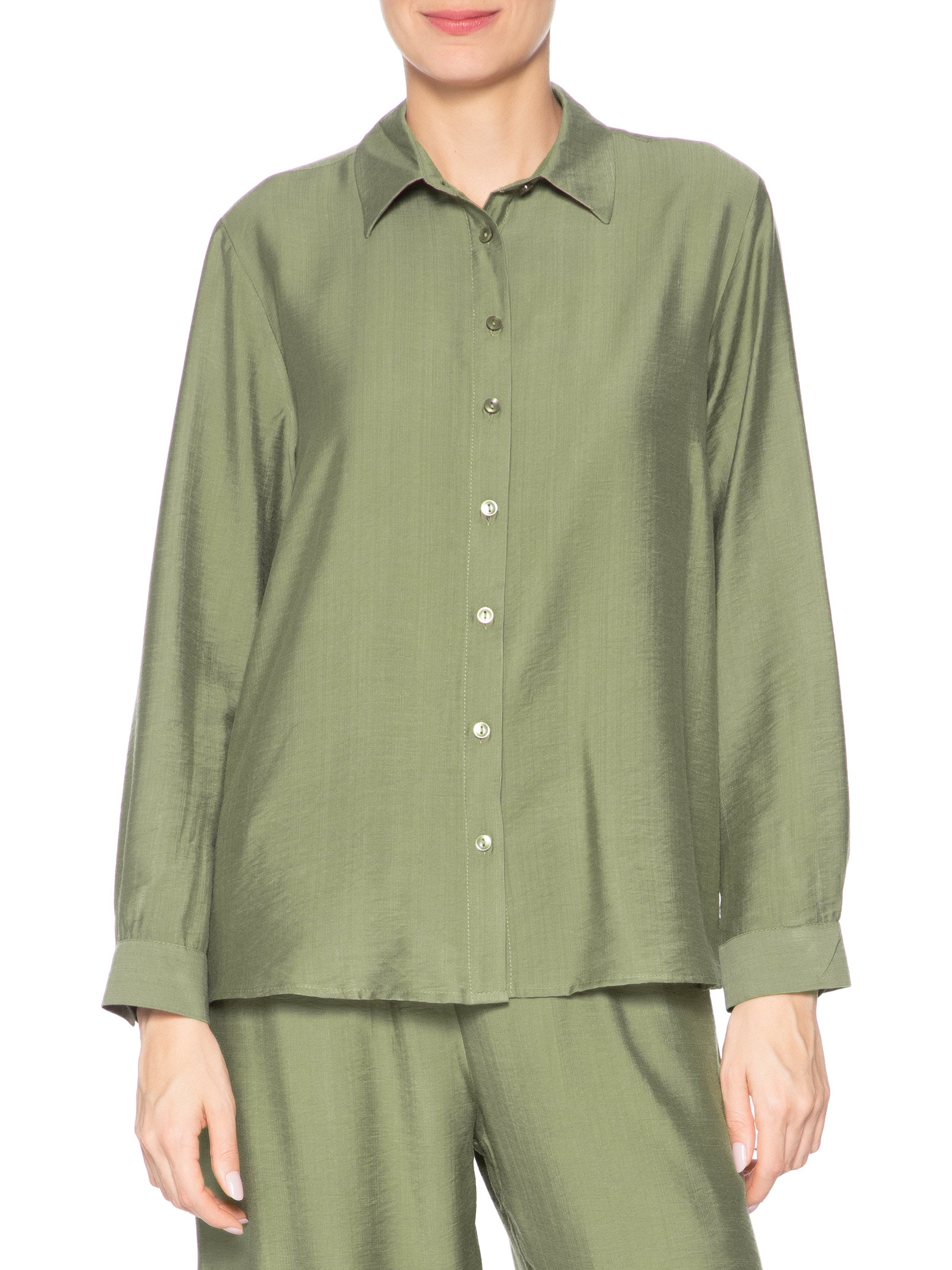 Camisa Feminina Com Amarração Nas Costas Verde Market 33