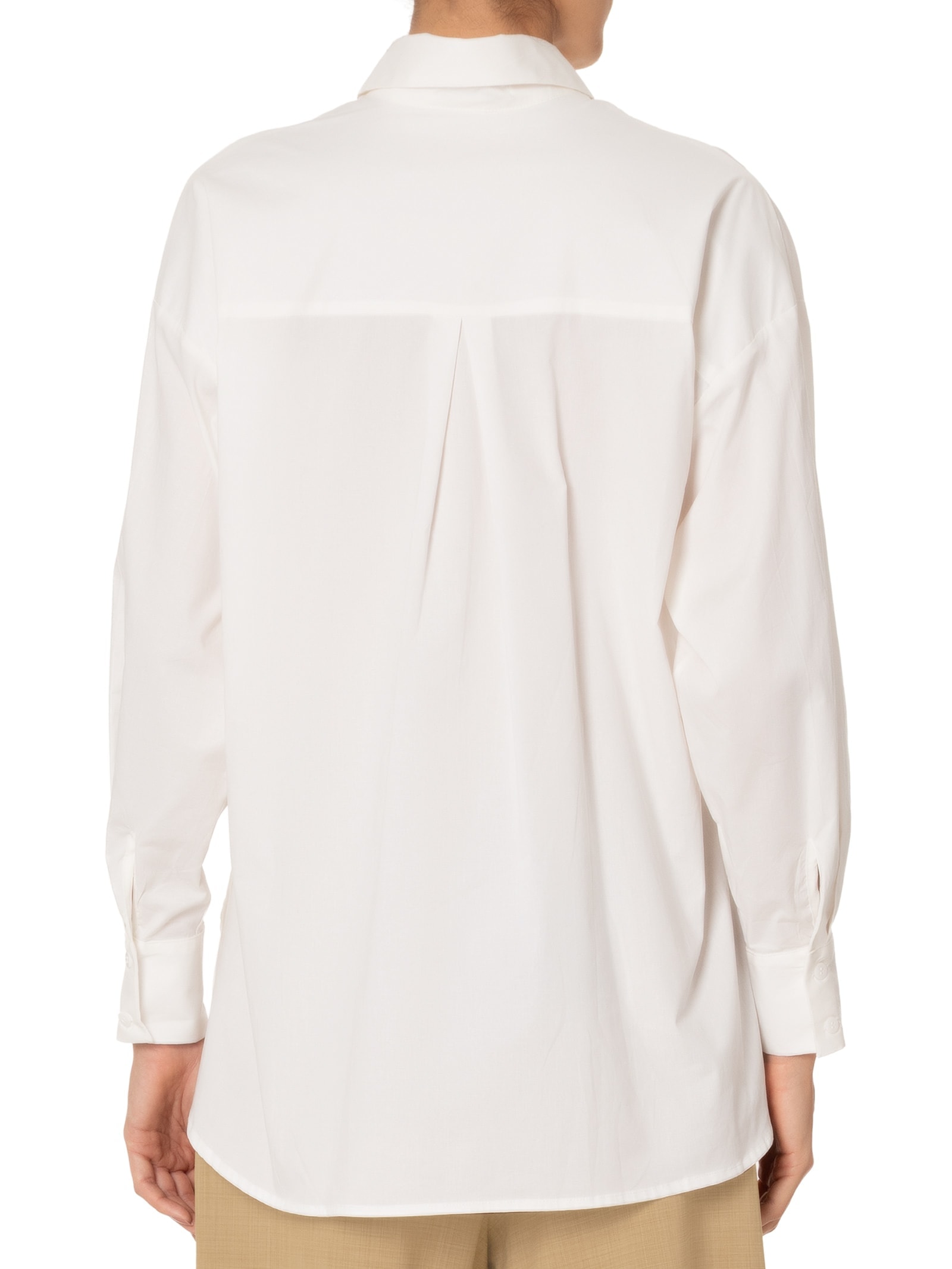 Camisa Feminina com Amarração Off White '2Essential