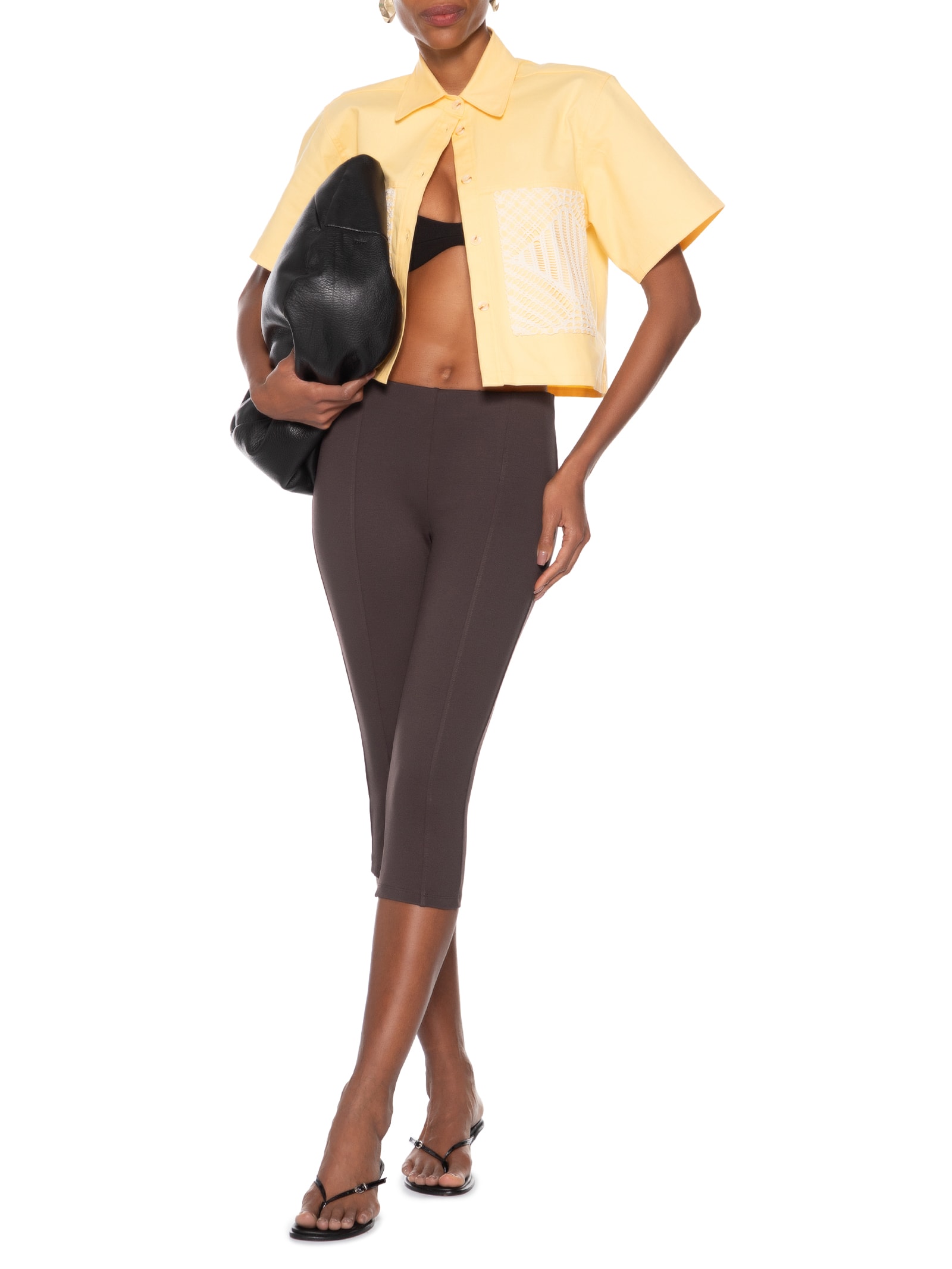 Camisa Feminina Com Aplicações Smiley Amarelo My Favorite