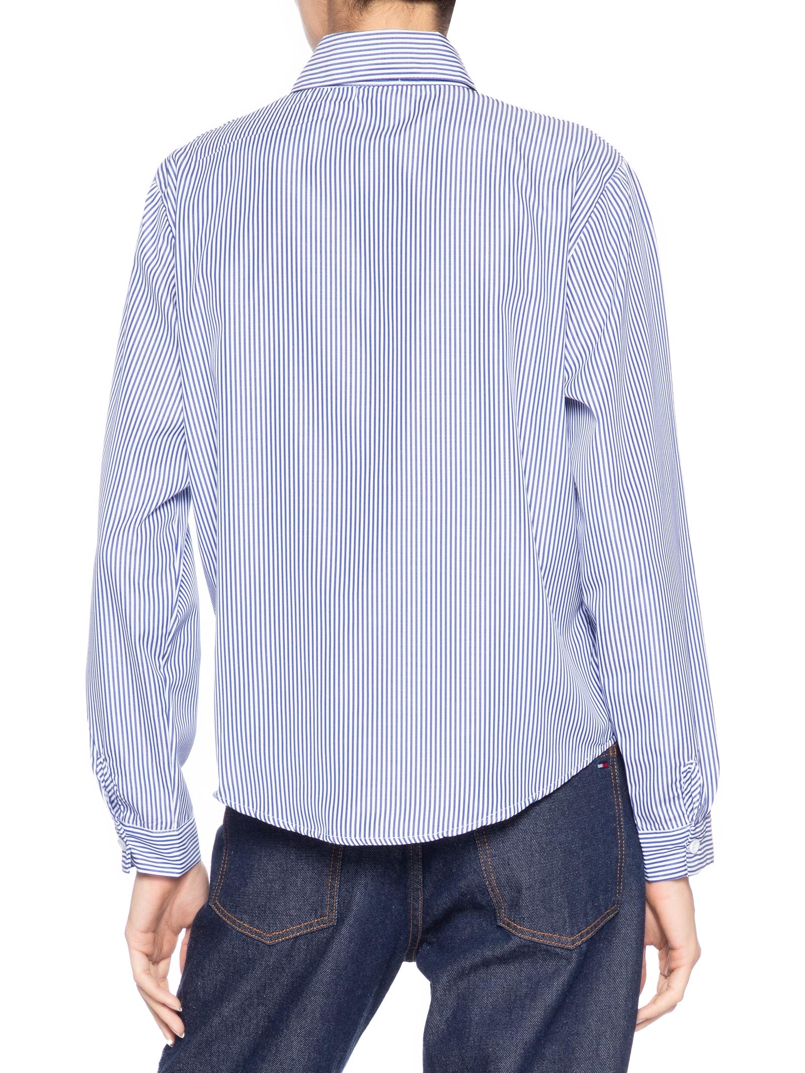 Camisa Feminina com Colete em Tricot – Azul Market 33