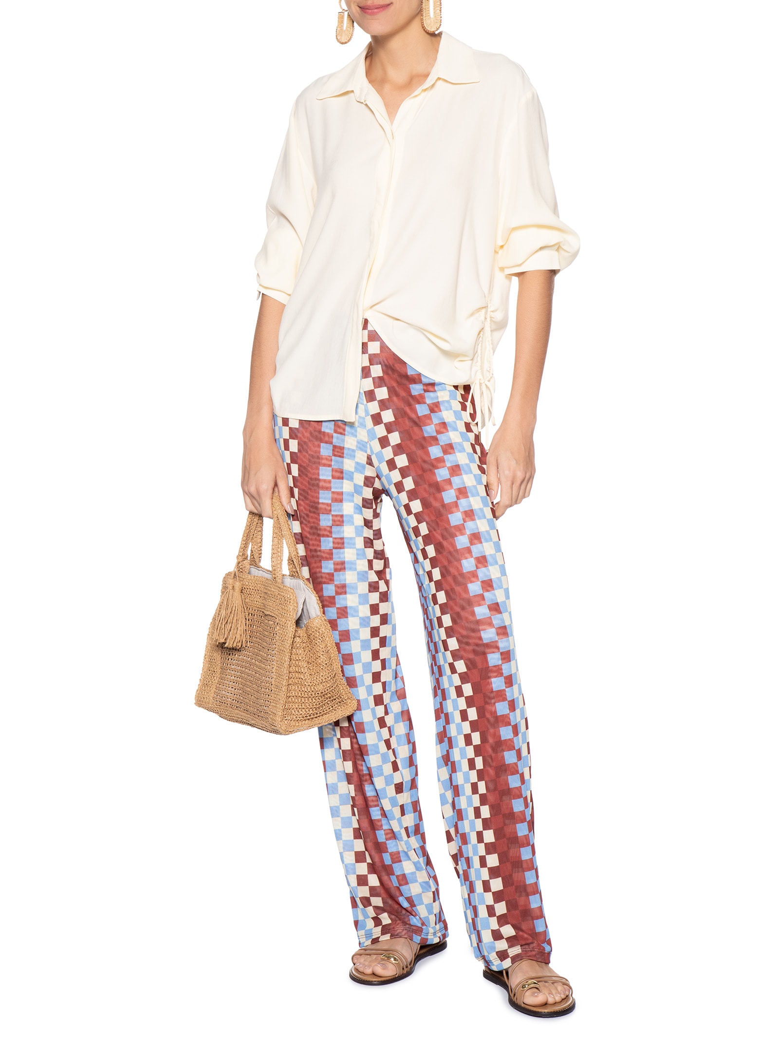 Camisa Feminina Com Regulagem Amarelo Dress To