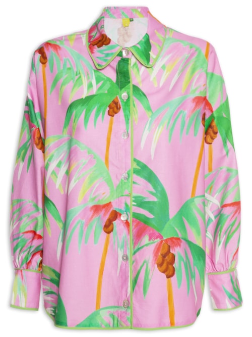 Camisa Feminina Coqueiral – Rosa