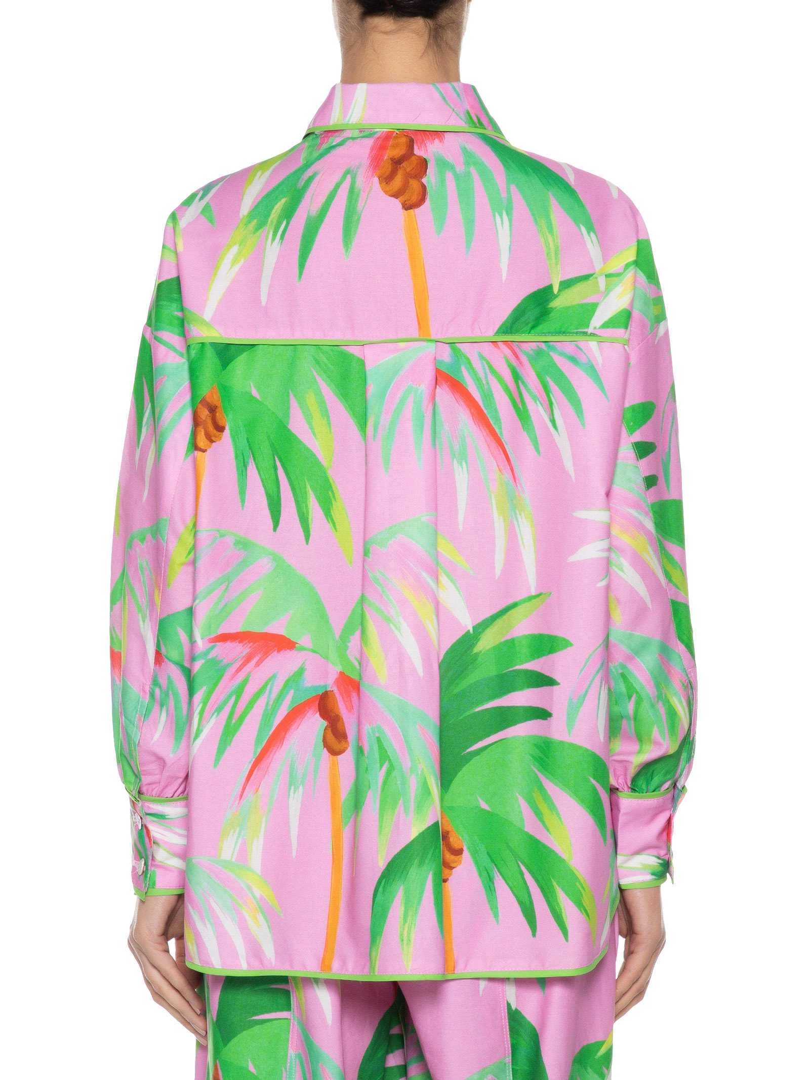 Camisa Feminina Coqueiral Rosa Farm