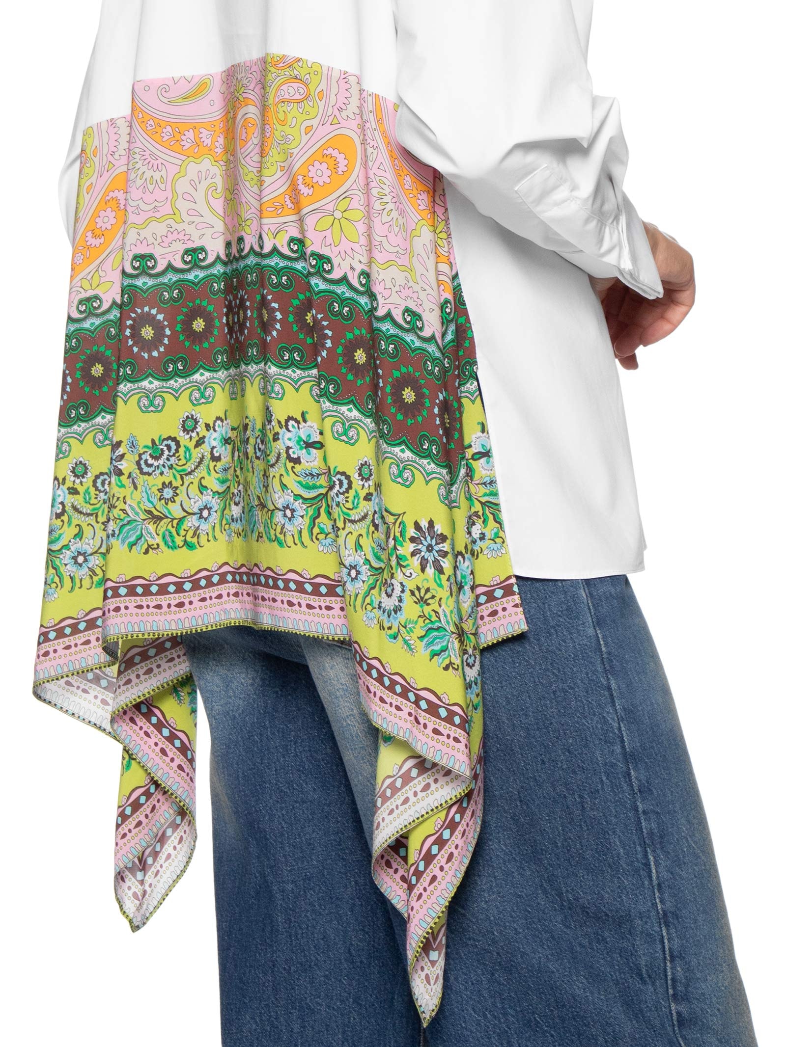 Camisa Feminina Costas De Lenço Branco Animale