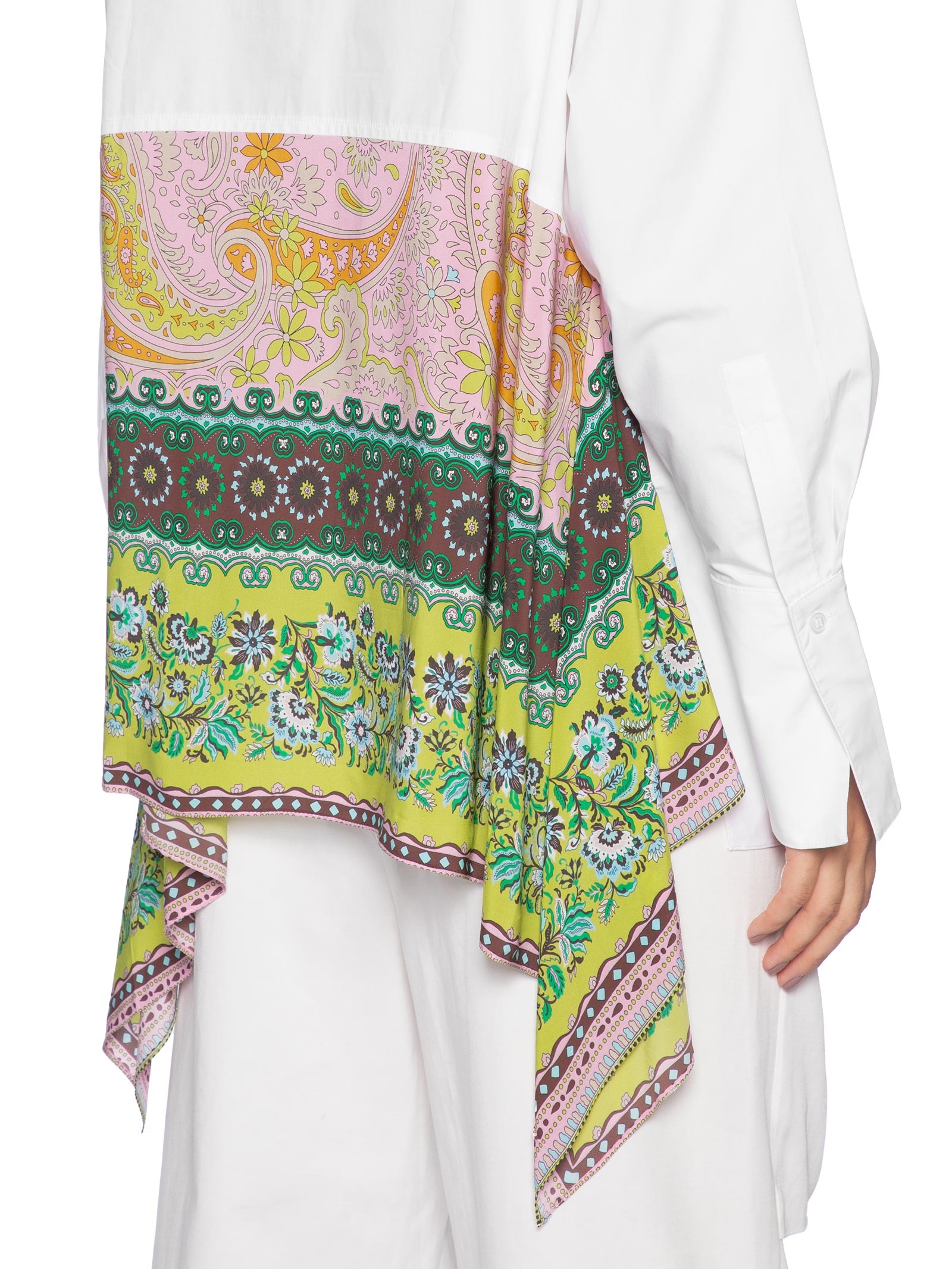 Camisa Feminina Costas De Lenço Branco Animale