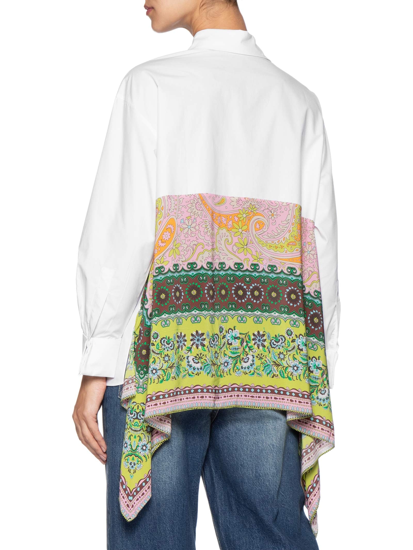 Camisa Feminina Costas De Lenço Branco Animale