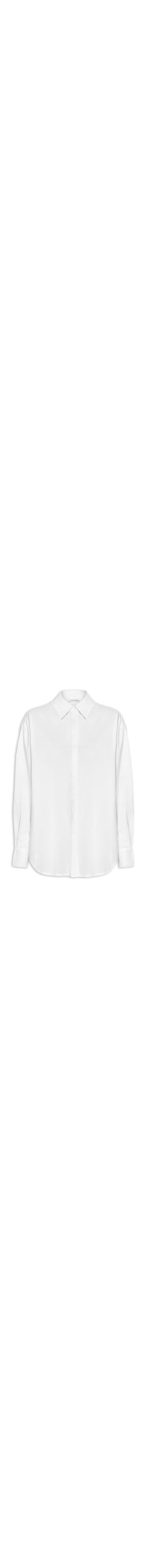 Camisa Feminina Cotton Lisa Alongada - Branco
