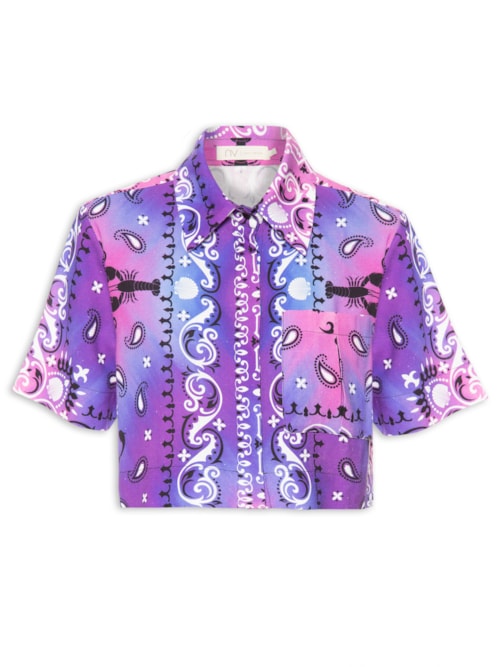 Camisa Feminina Creta – Roxo