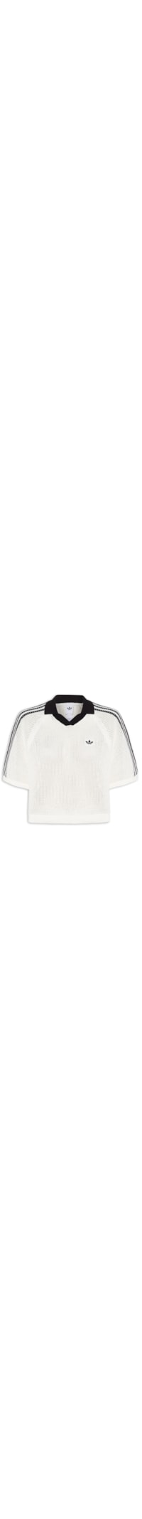 Camisa Feminina Crochet Polo - Branco