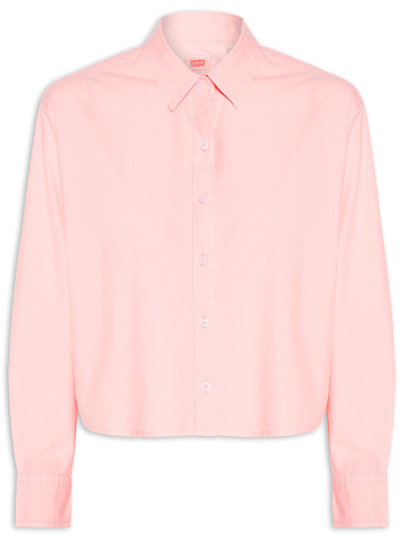 Camisa Feminina Cropped Harlie Rosa Levi's