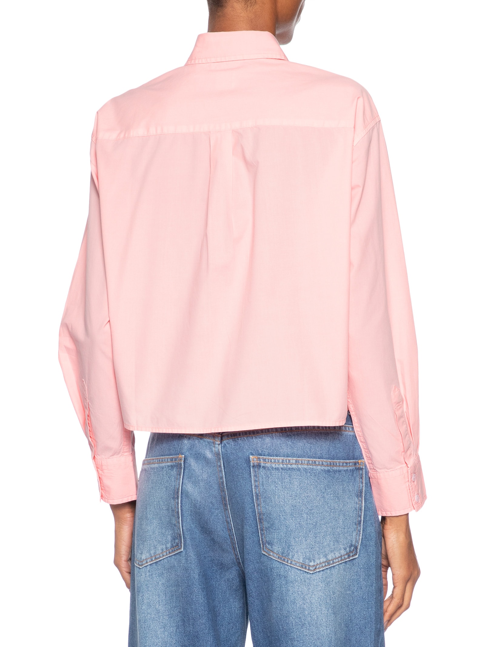 Camisa Feminina Cropped Harlie Rosa Levi's