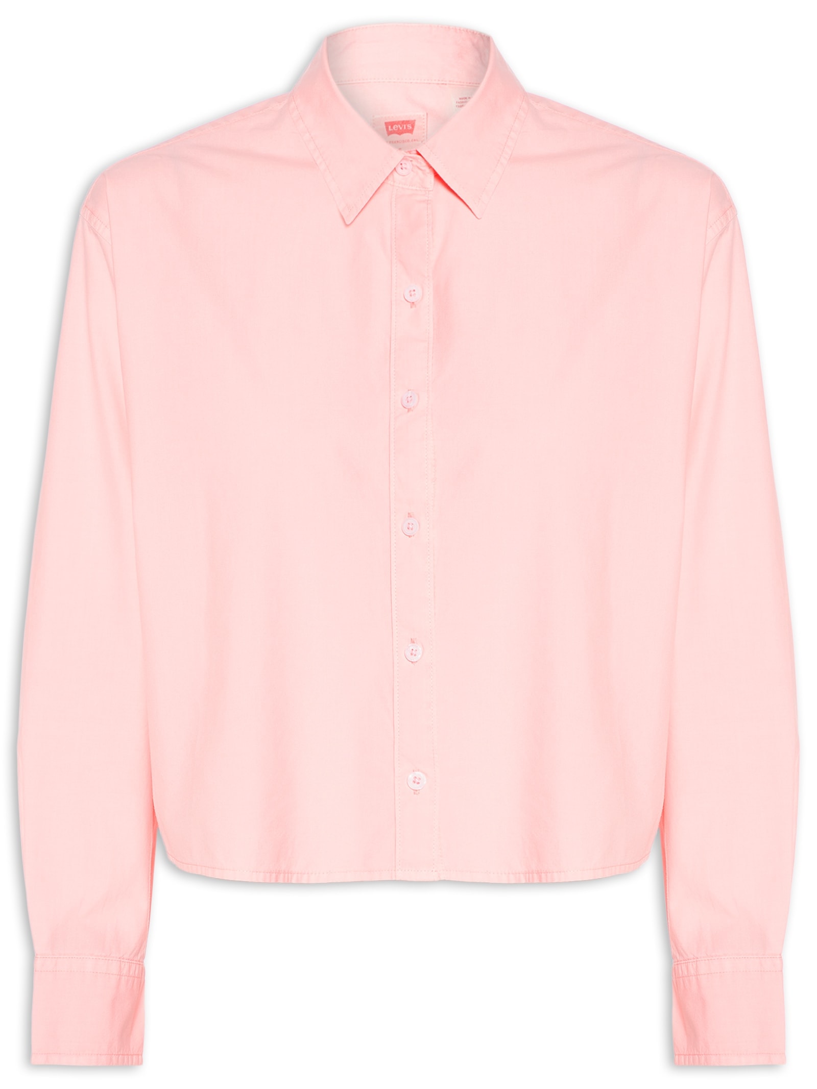 Camisa Feminina Cropped Harlie Rosa Levi's