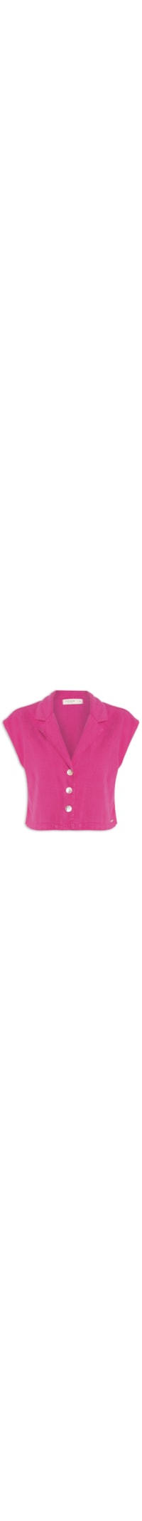 Camisa Feminina Cropped - Rosa