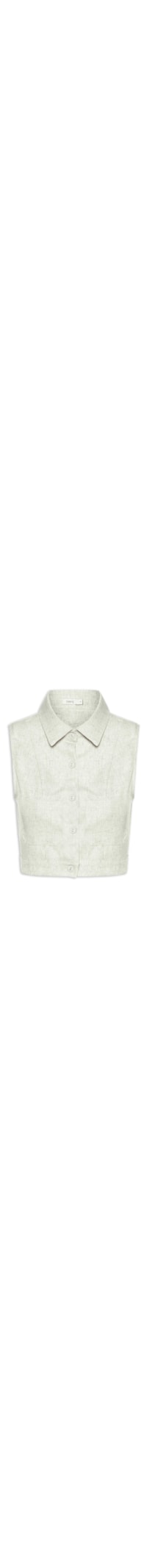 Camisa Feminina Cropped Sem Manga - Verde
